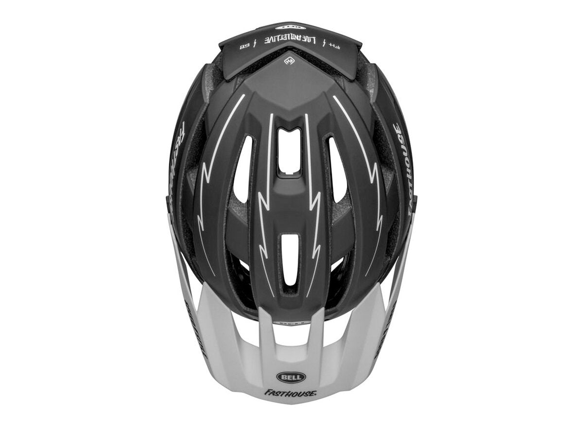 Bell Super Air R Spherical Full Face Helmet - Fasthouse - Matt Black-White