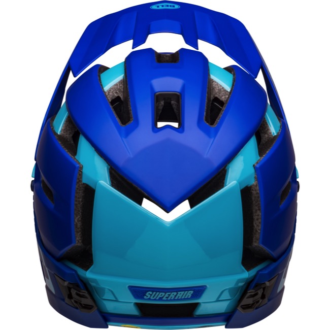Bell Super Air R Spherical Full Face Helmet - Matt Gloss Blues