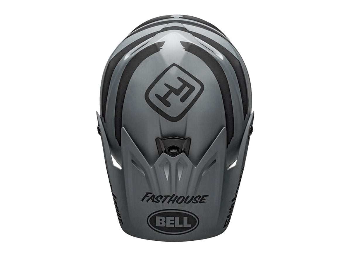 Bell Full 9 Full Face Helmet - Fasthouse Matt Gray-Black - 2020