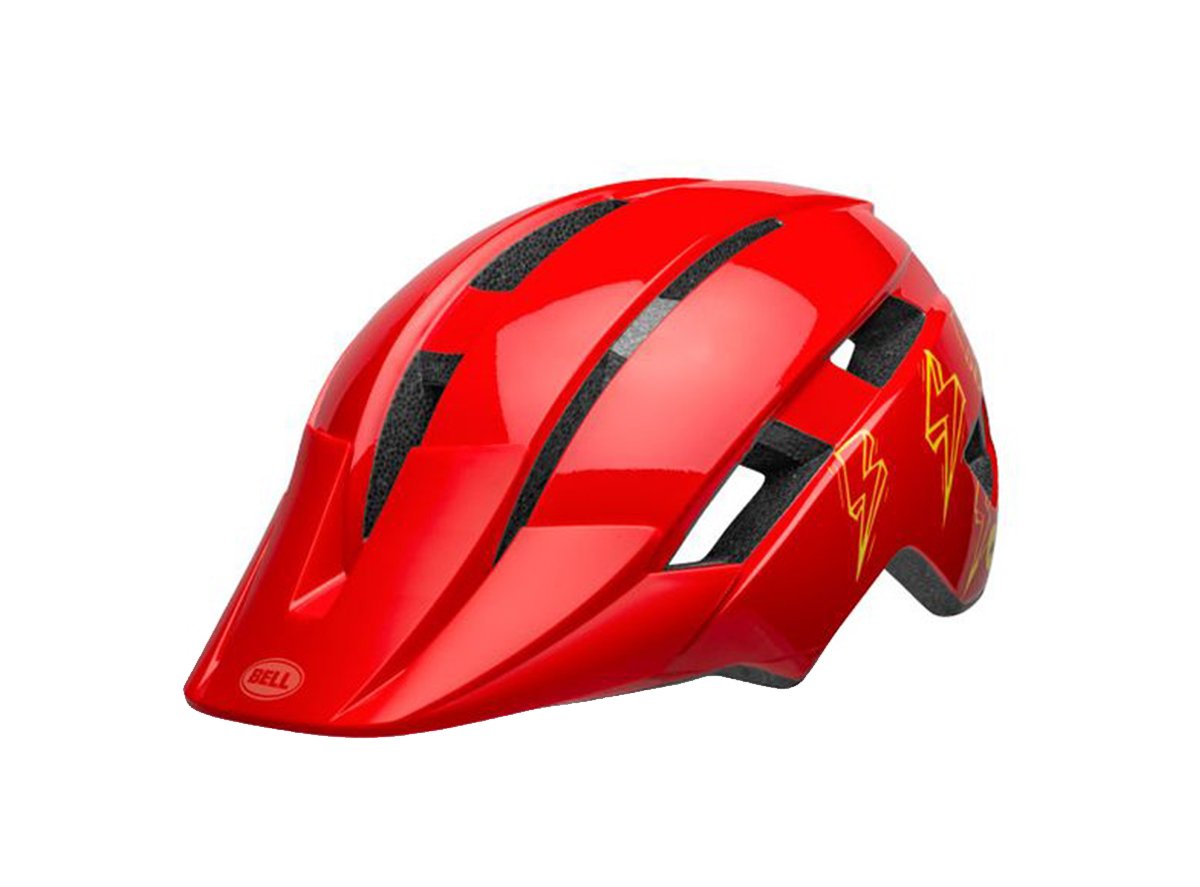 Bell Sidetrack II MTB Helmet - Child - Red Bolts - 2020 Red Bolts One Size 47-54 cm