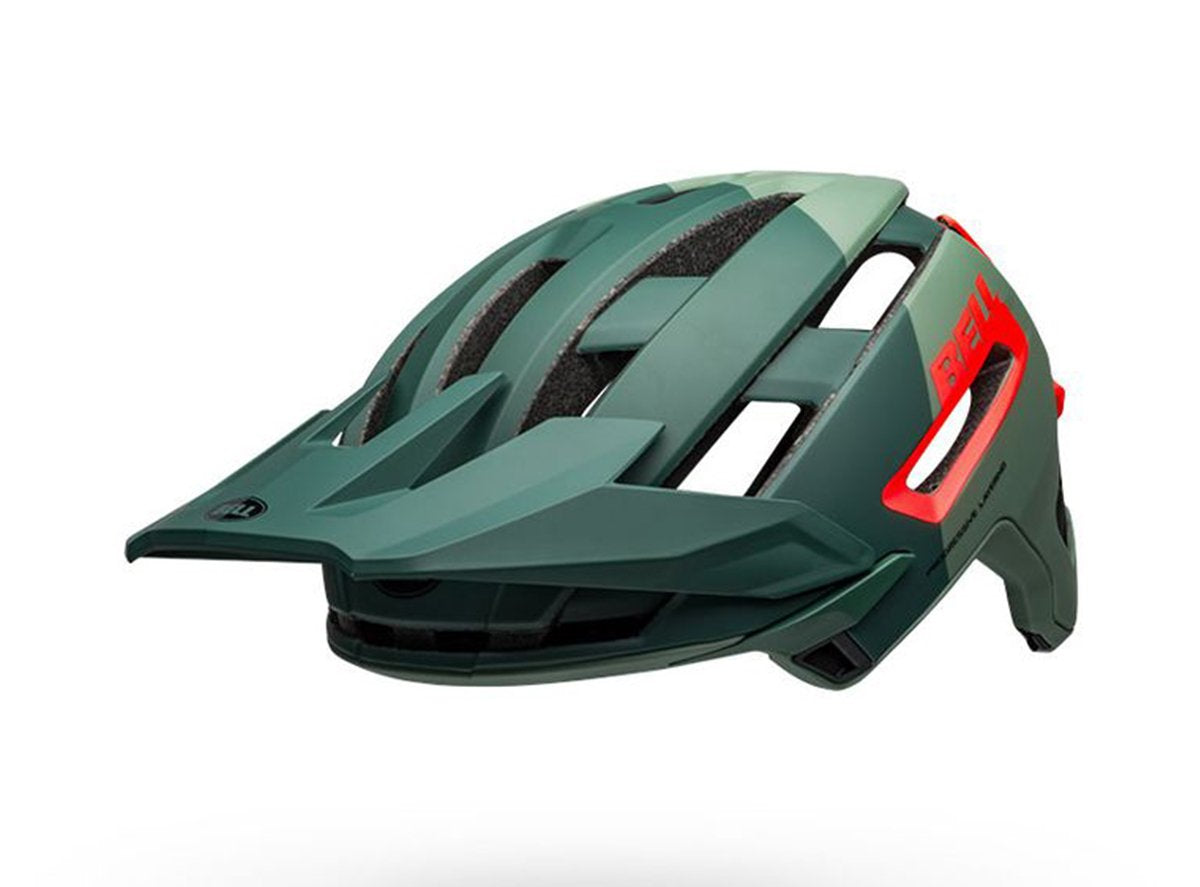 Bell Super Air MIPS MTB Helmet - Matt Gloss Green-Infrared - 2020 Matt Gloss Green - Infrared Small