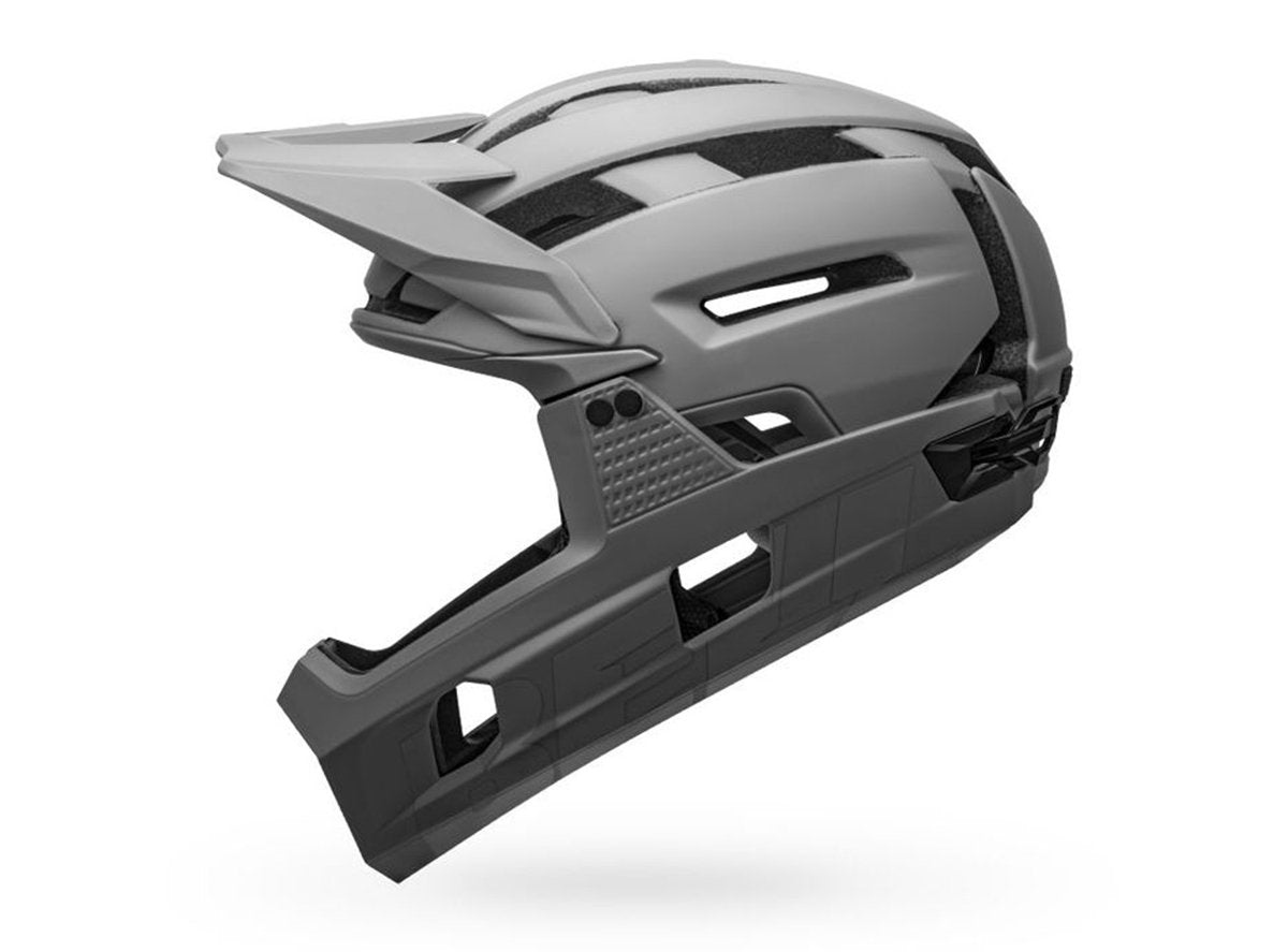 Bell Super Air R Spherical Full Face Helmet - Matt Gloss Grays