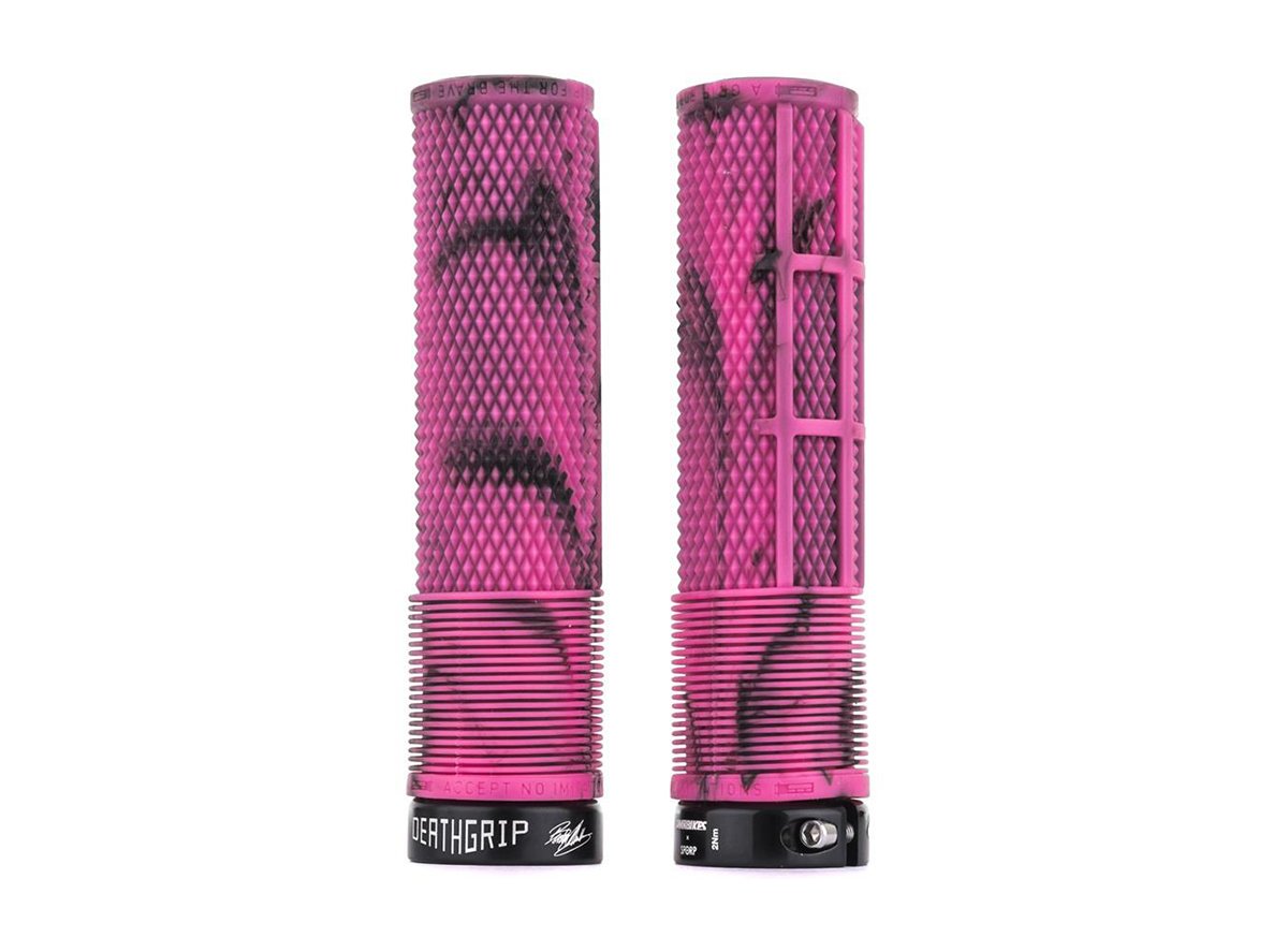 DMR Brendog Flangeless DeathGrips - Marble Pink Marble Pink Thick