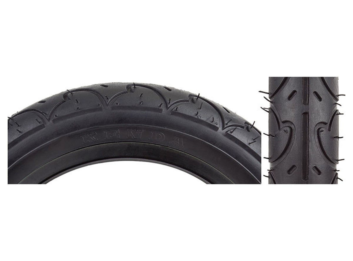 CBO Generic 12" Freestyle Tire - Black Black 12" - 2.25"