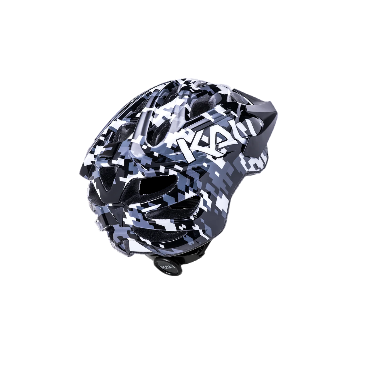 Kali Protectives Chakra MTB Helmet - Youth - Pixel Gloss Black