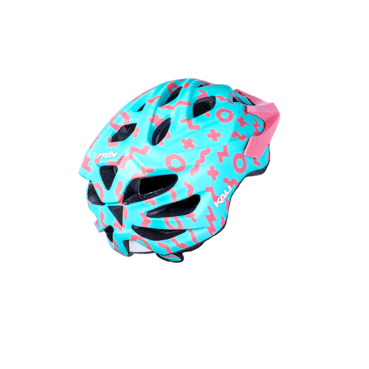 Kali Protectives Chakra MTB Helmet - Youth Plus - Zwiggles Matte Seafoam-Salmon
