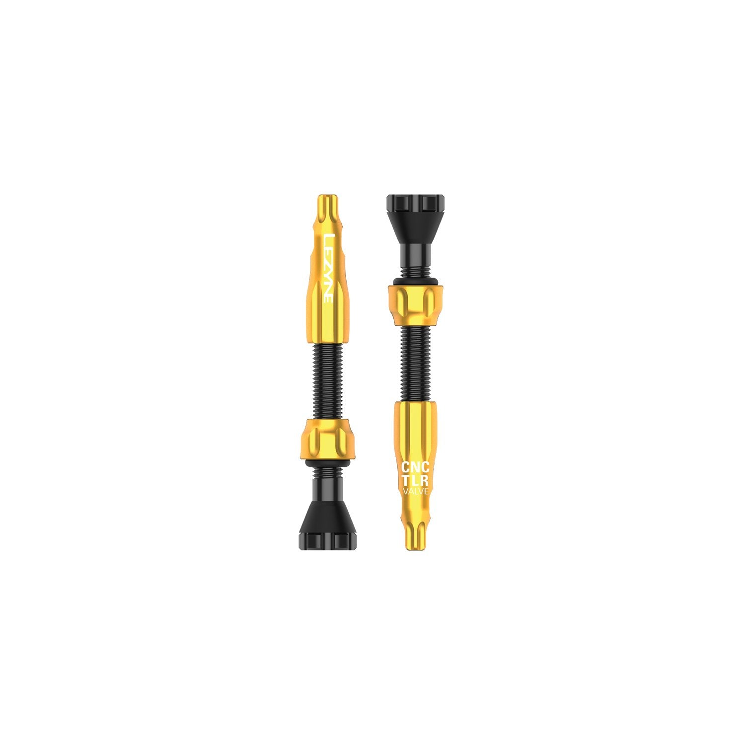 Lezyne CNC TLR Tubeless Valve - 44mm - Pair Black
