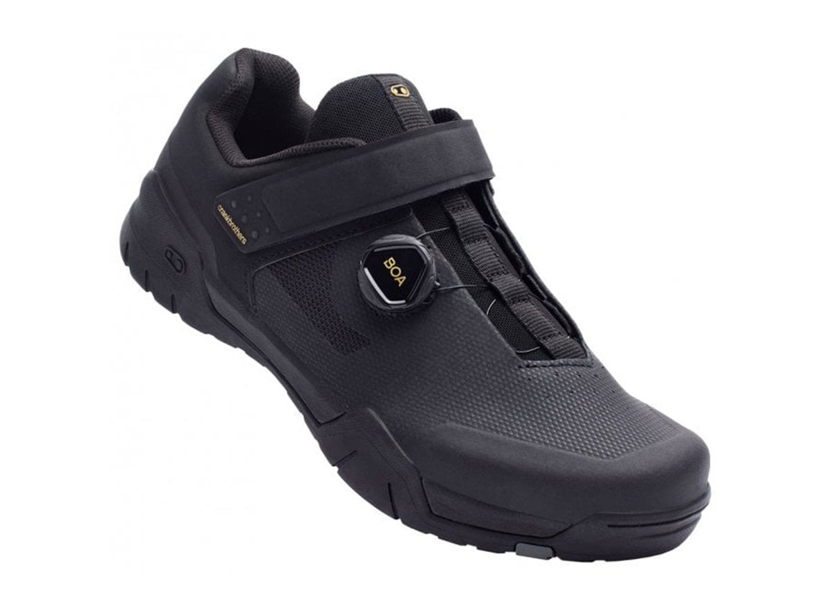 Crank Brothers Mallet BOA MTB Shoe - Black-Gold-Black Black - Gold - Black US 5