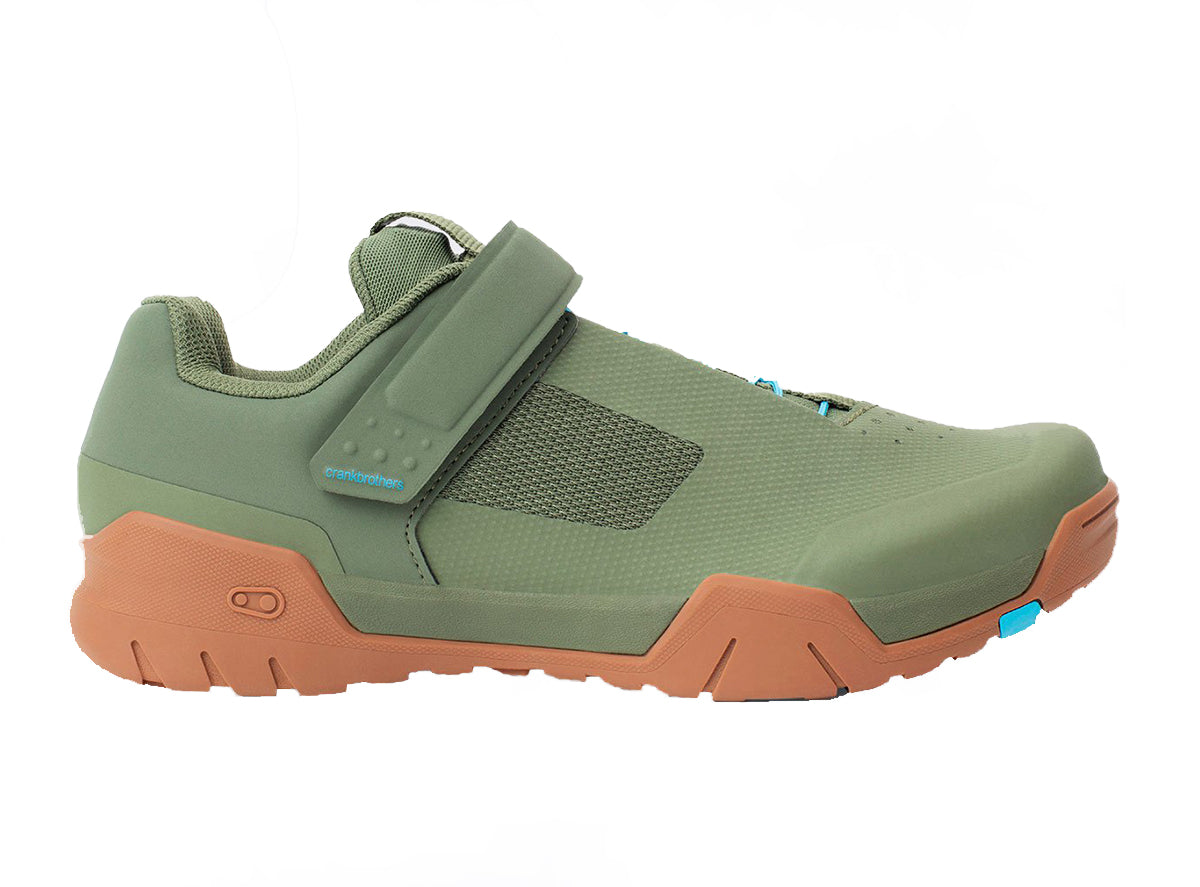 Crank Brothers Mallet E Speedlace MTB Shoe - Green-Blue-Gum Green - Blue - Gum US 5