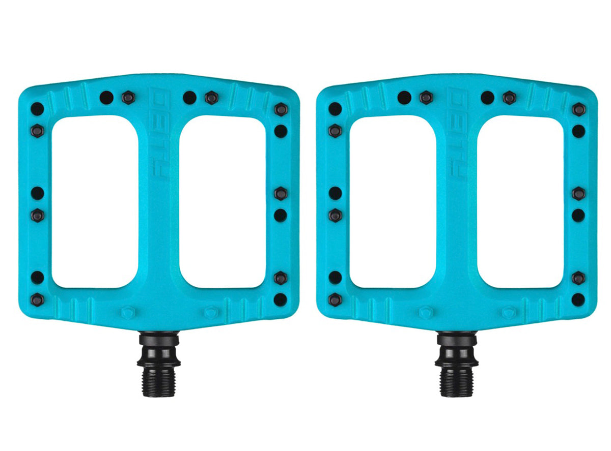 Deity Components Deftrap Platform Pedals - Turquoise Turquoise