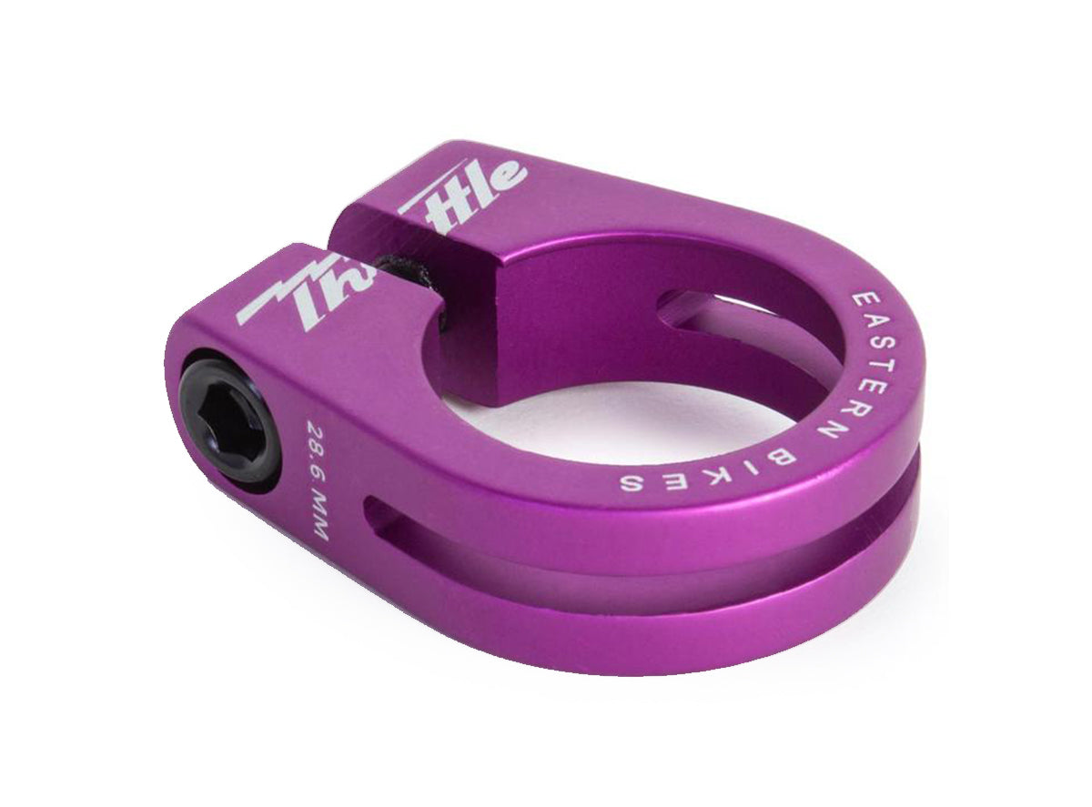 Eastern Throttle BMX Seatpost Clamp - Purple Ano Purple Ano