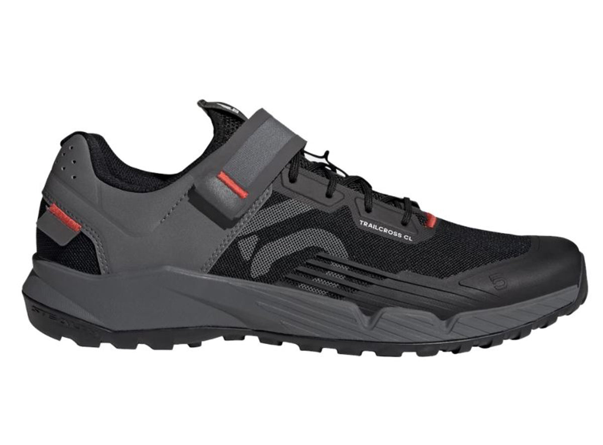 Five Ten Trailcross Clip-In MTB Shoe - Core Black-Gray Three-Red - 2022 Core Black - Gray Three - Red US 6