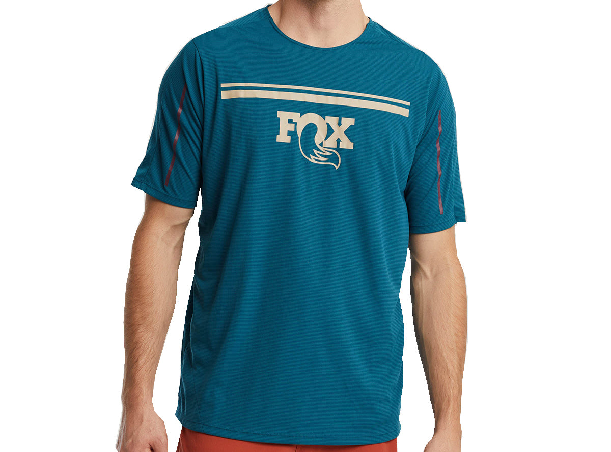 Fox Factory Hightail Short Sleeve MTB Jersey - Seaweed - 2022 Seaweed Small