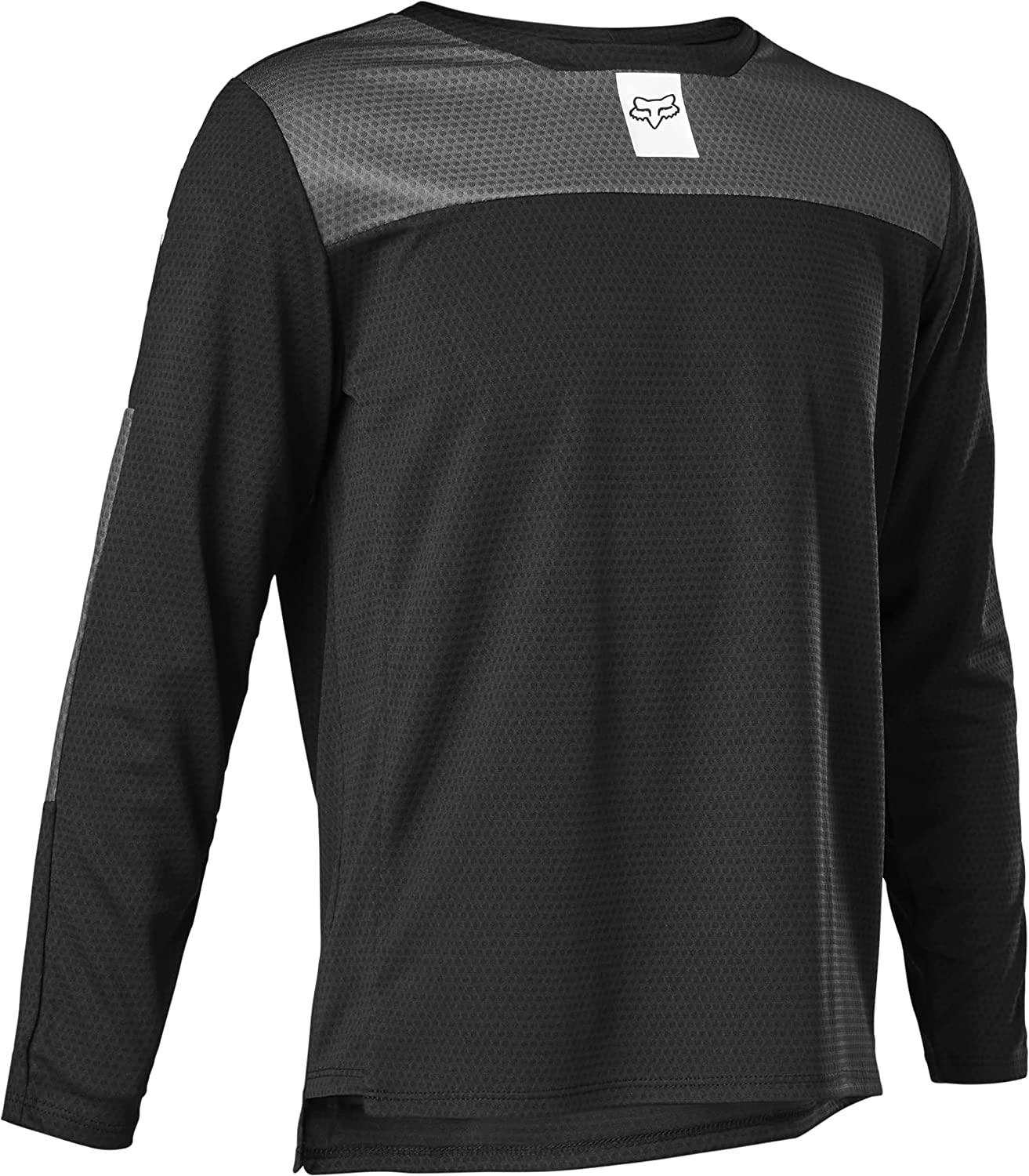 Fox Racing Defend Long Sleeve MTB Jersey - Youth - Black - 2022 Black Small