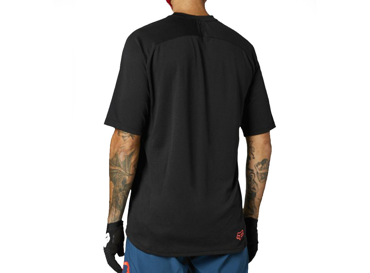 Fox Racing Defend Short Sleeve MTB Jersey - Black-White-Red