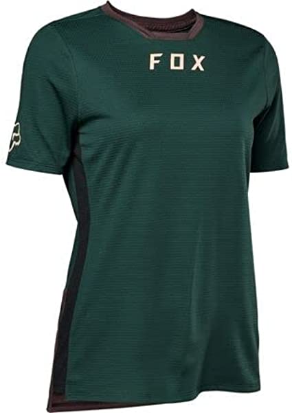 Fox Racing Defend Short Sleeve MTB Jersey - Womens - Emerald - 2022 Emerald X-Small