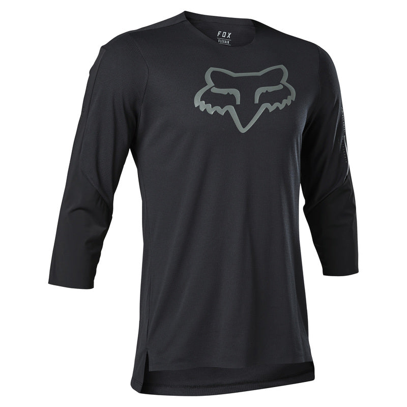 Fox Racing Flexair Delta 3/4 Sleeve MTB Jersey - Black - 2022 Black Small