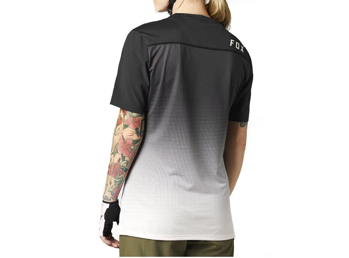 Fox Racing Flexair Short Sleeve MTB Jersey - Womens - Black-Pink