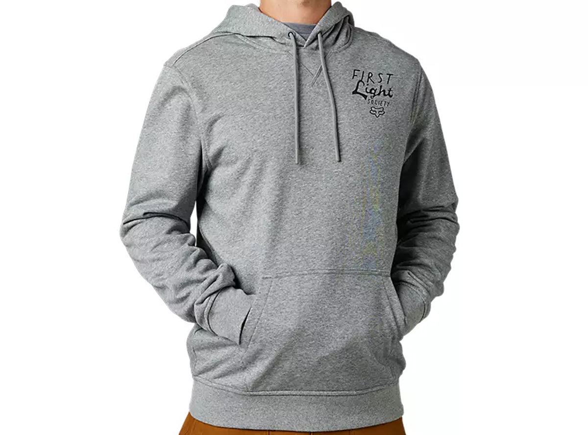Fox Racing Parkerboss Pullover Fleece Hoodie - Heather Graphite - 2022 Heather Graphite Small