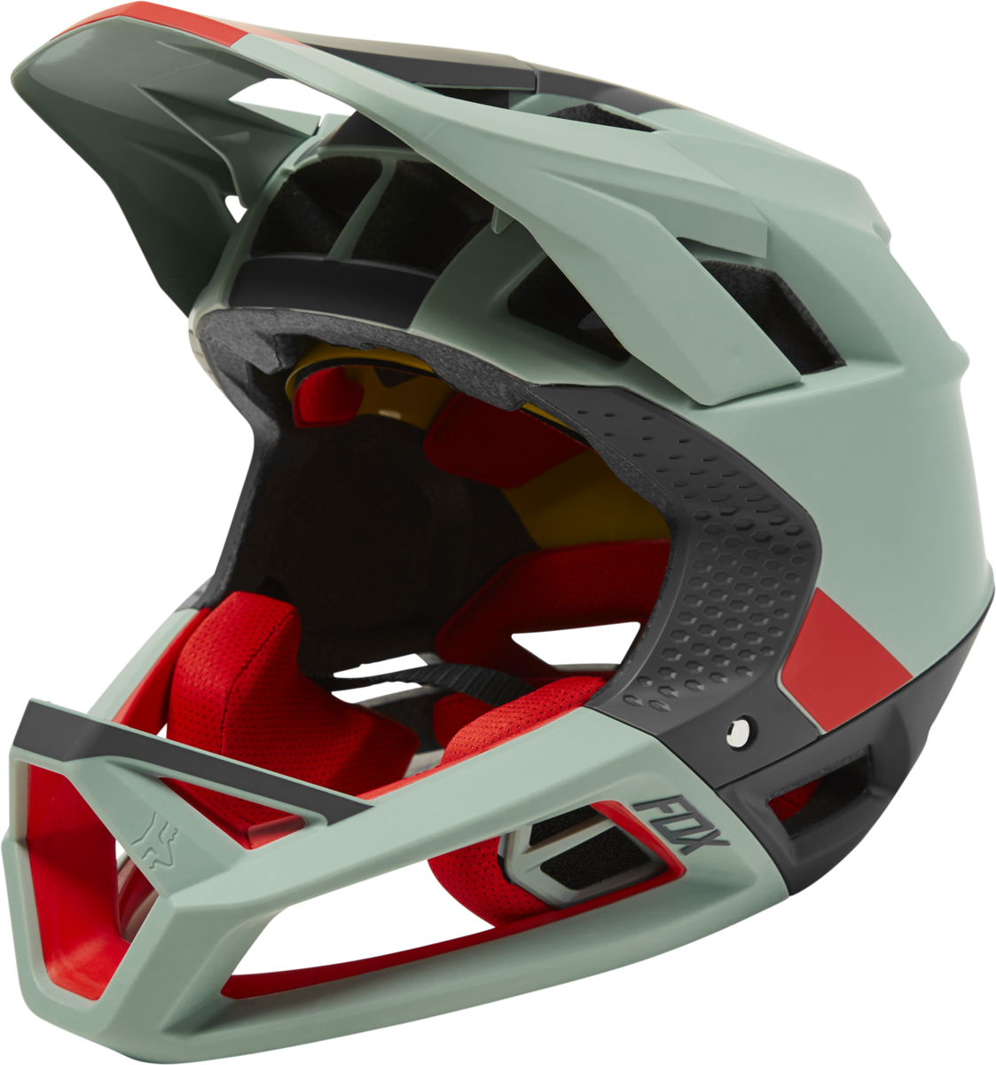 Fox Racing Proframe Blocked Full Face Helmet - Eucalyptus - 2022 Eucalyptus Small