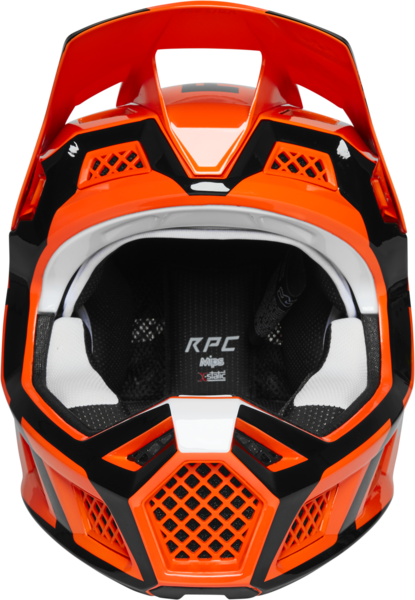 Fox Racing Rampage Pro Carbon MIPS Full Face Helmet - Divide - Flo Orange