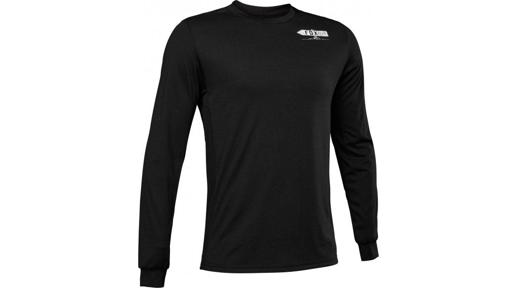 Fox Racing Ranger Dri Release Long Sleeve MTB Jersey - Black - 2022 Black Small