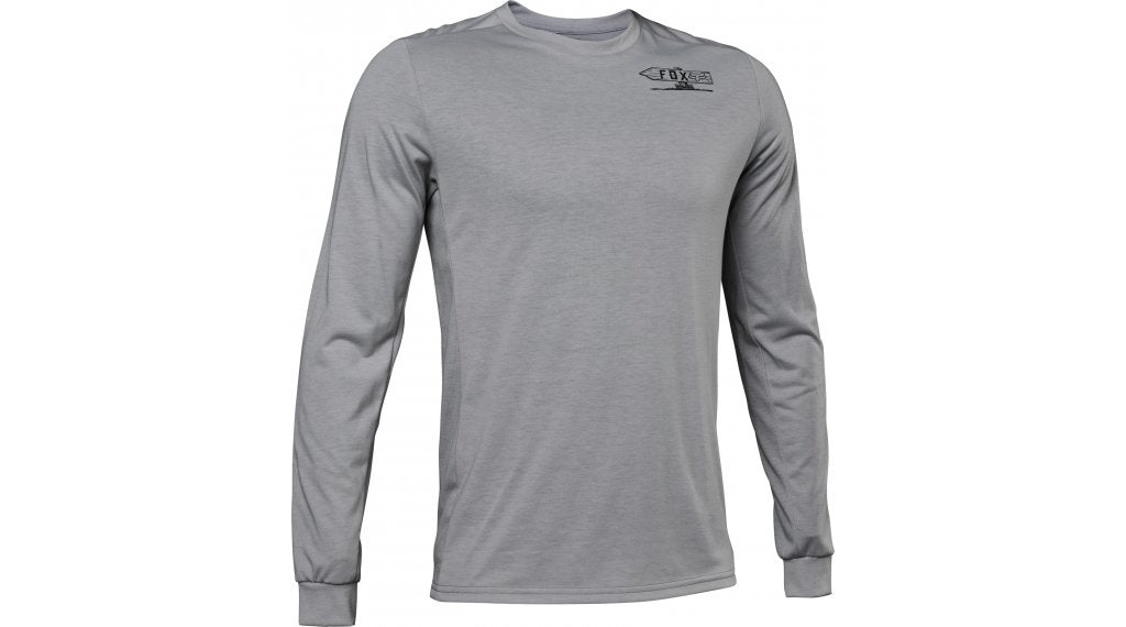 Fox Racing Ranger Dri Release Long Sleeve MTB Jersey - Steel Gray - 2022 Steel Gray Small