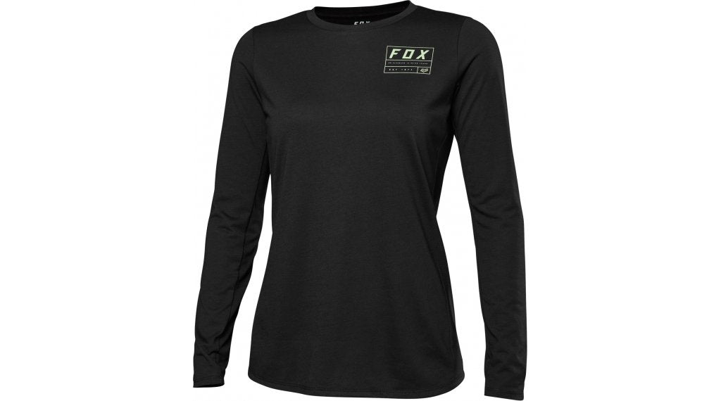 Fox Racing Ranger Dri Release Long Sleeve MTB Jersey - Womens - Black - 2022 Black X-Small