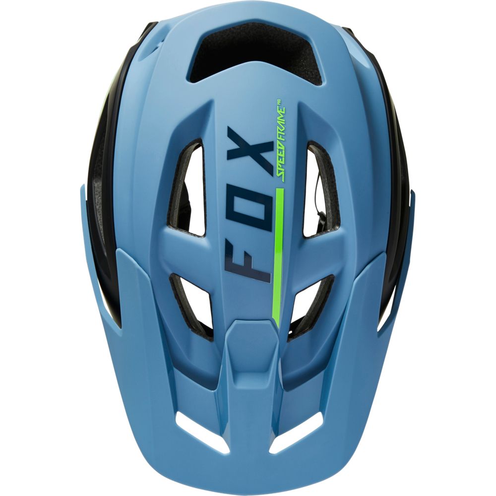 Fox Racing Speedframe Pro MTB Helmet - Blocked - Dusty Blue