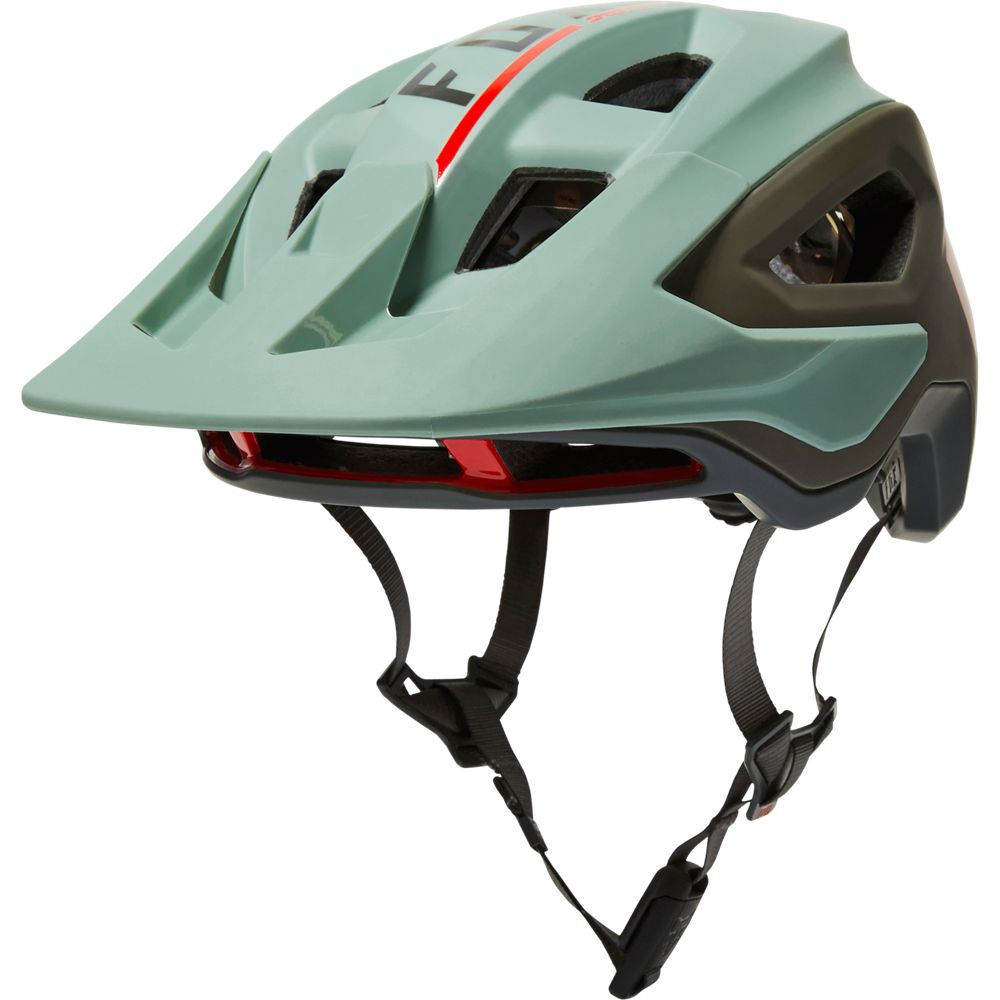 Fox Racing Speedframe Pro Blocked MTB Helmet - Eucalyptus - 2022 Eucalyptus Small