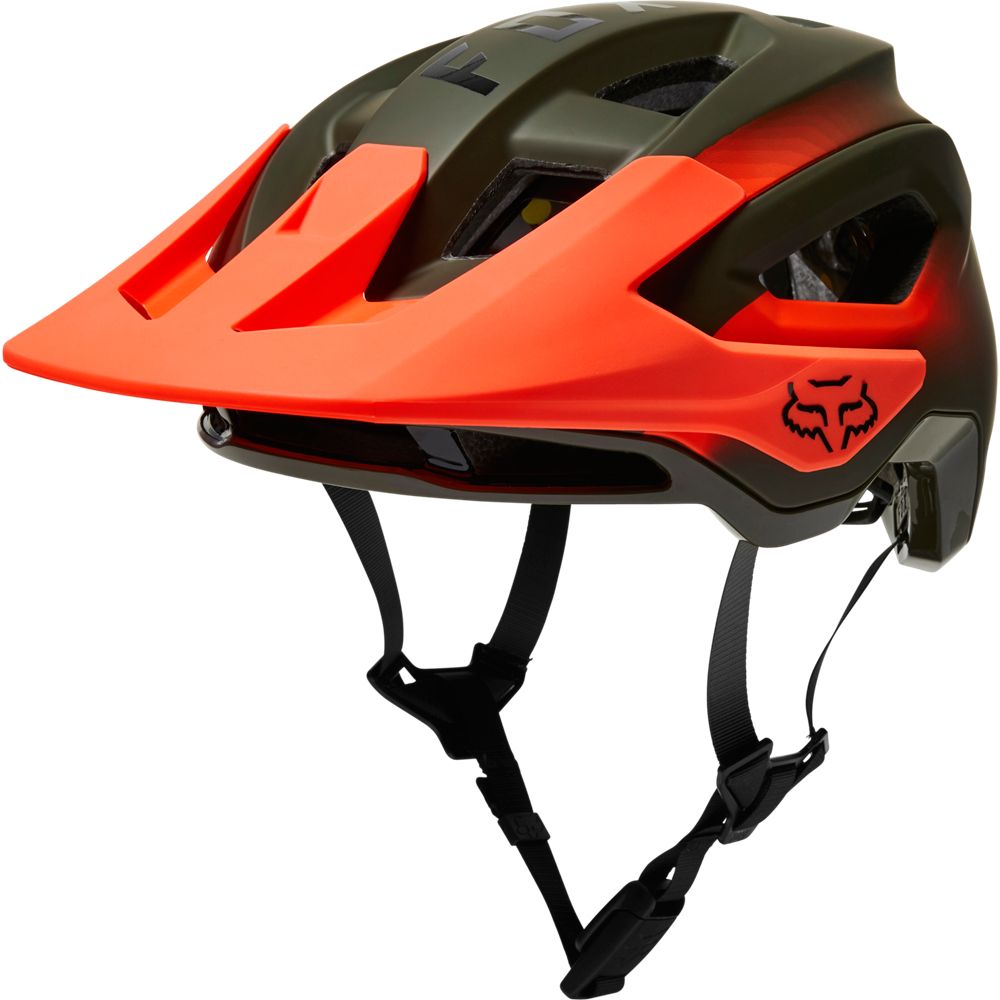 Fox Racing Speedframe Pro Fade MTB Helmet - Olive Green - 2022 Olive Green Small