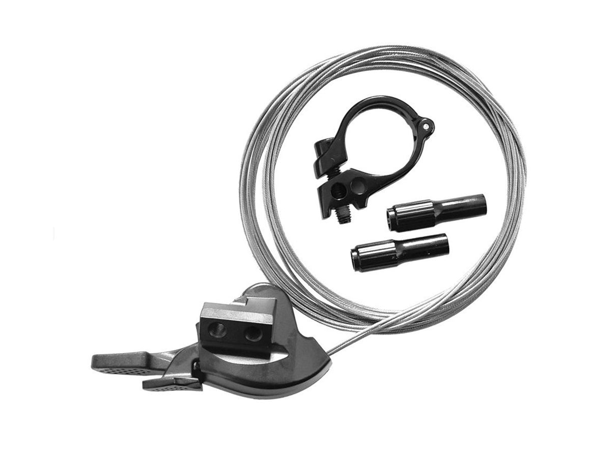 Fox Suspension Remote Assembly 3 Pos Adj - 22.2 - Dual Cable Black 22.2mm - Dual Cable
