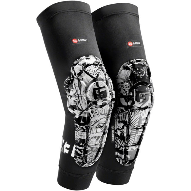 G-Form Pro-X3 Elbow Guard - Limited Edition - Street Art Print Black X-Small