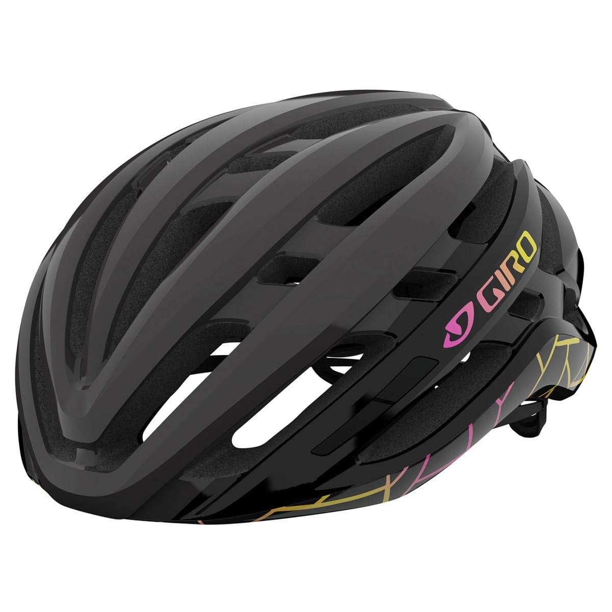 Giro Agilis MIPS Road Helmet - Womens - Black Craze - 2021 Black Craze Small