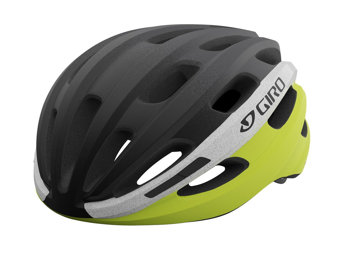 Giro Isode MIPS Road Helmet - Matt Black Fade-Hi-Viz Yellow - 2021 Matt Black Fade - Hi-Viz Yellow Universal Adult - 54–61cm