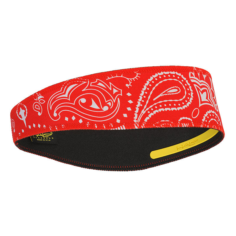 Halo II Pullover Headband - Paisley Red Paisley Red One Size