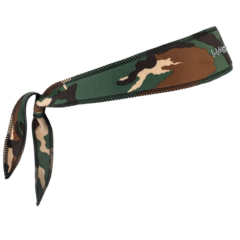 Halo I Tie Headband - Camo Green Camo Green One Size