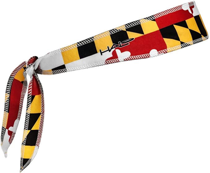 Halo I Tie Headband - Maryland Flag Maryland Flag One Size