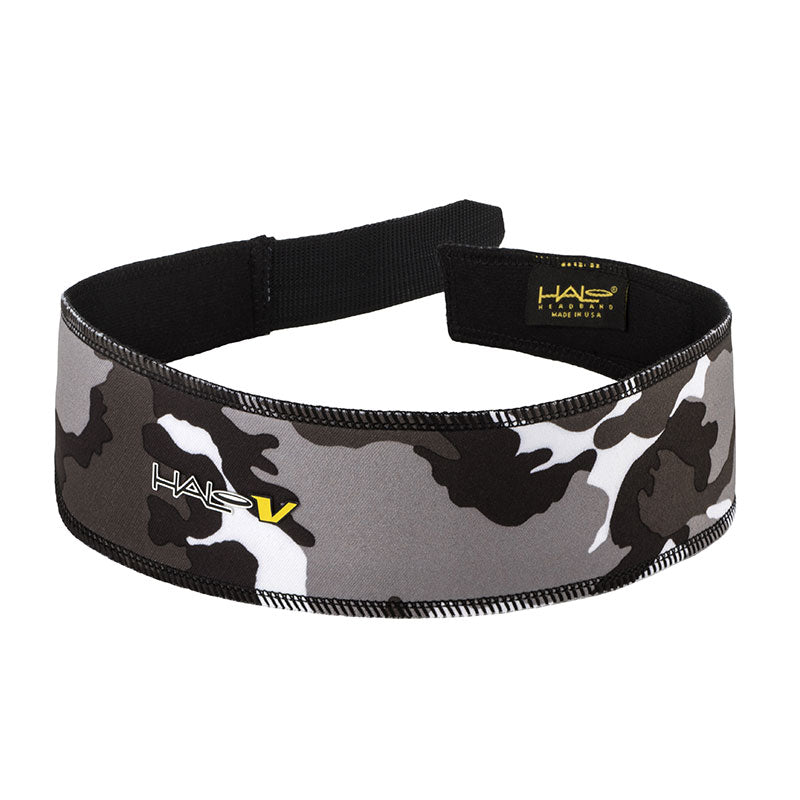 Halo V - Velcro Adjustable Headband - Camo Gray Camo Gray One Size