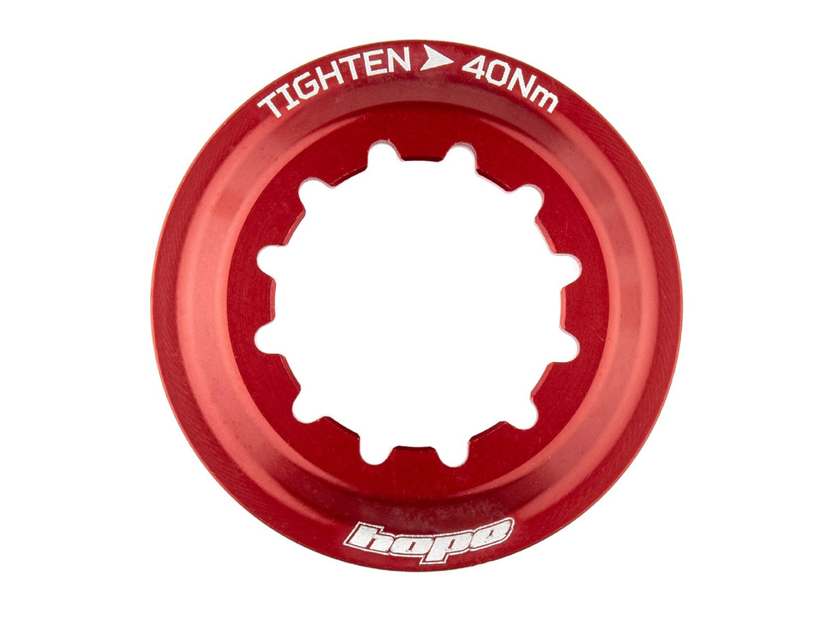 Hope Center Lock Disc Lockring - Red Red