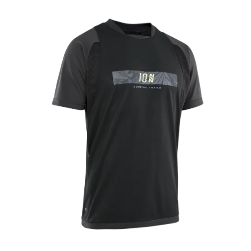 ION Scrub Amp Short Sleeve MTB Jersey - Black - 2022 900 Black Small