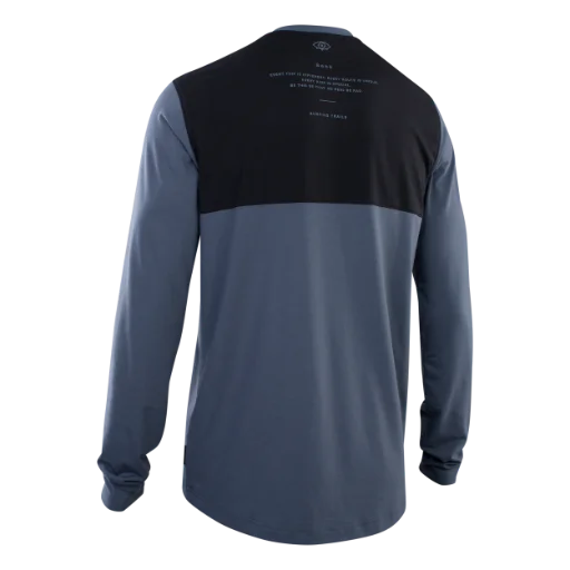 ION Seek Amp Long Sleeve MTB Jersey - Storm Blue