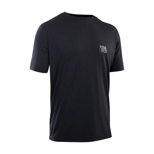 ION Seek Amp Short Sleeve MTB Jersey - Black 900 Black Small
