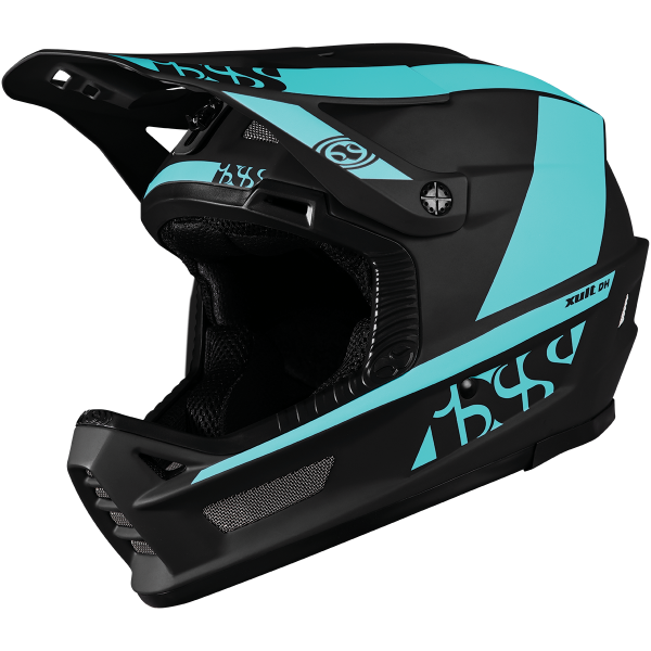 IXS Xult DH Full Face Helmet - Lagoon-Black Lagoon - Black Small/Medium