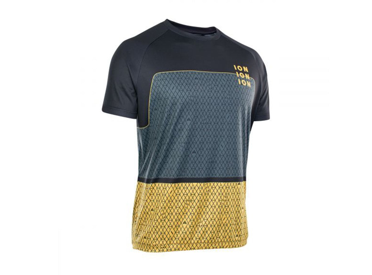ION Traze AMP Short Sleeve MTB Jersey - Black - 2021 Black Small