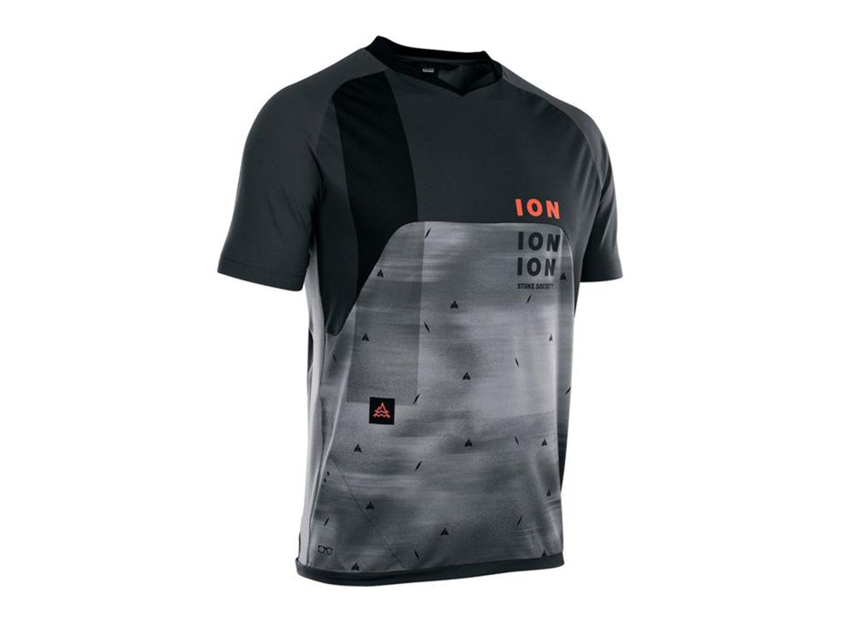 ION Traze Vent Short Sleeve MTB Jersey - Black - 2021 Black Small