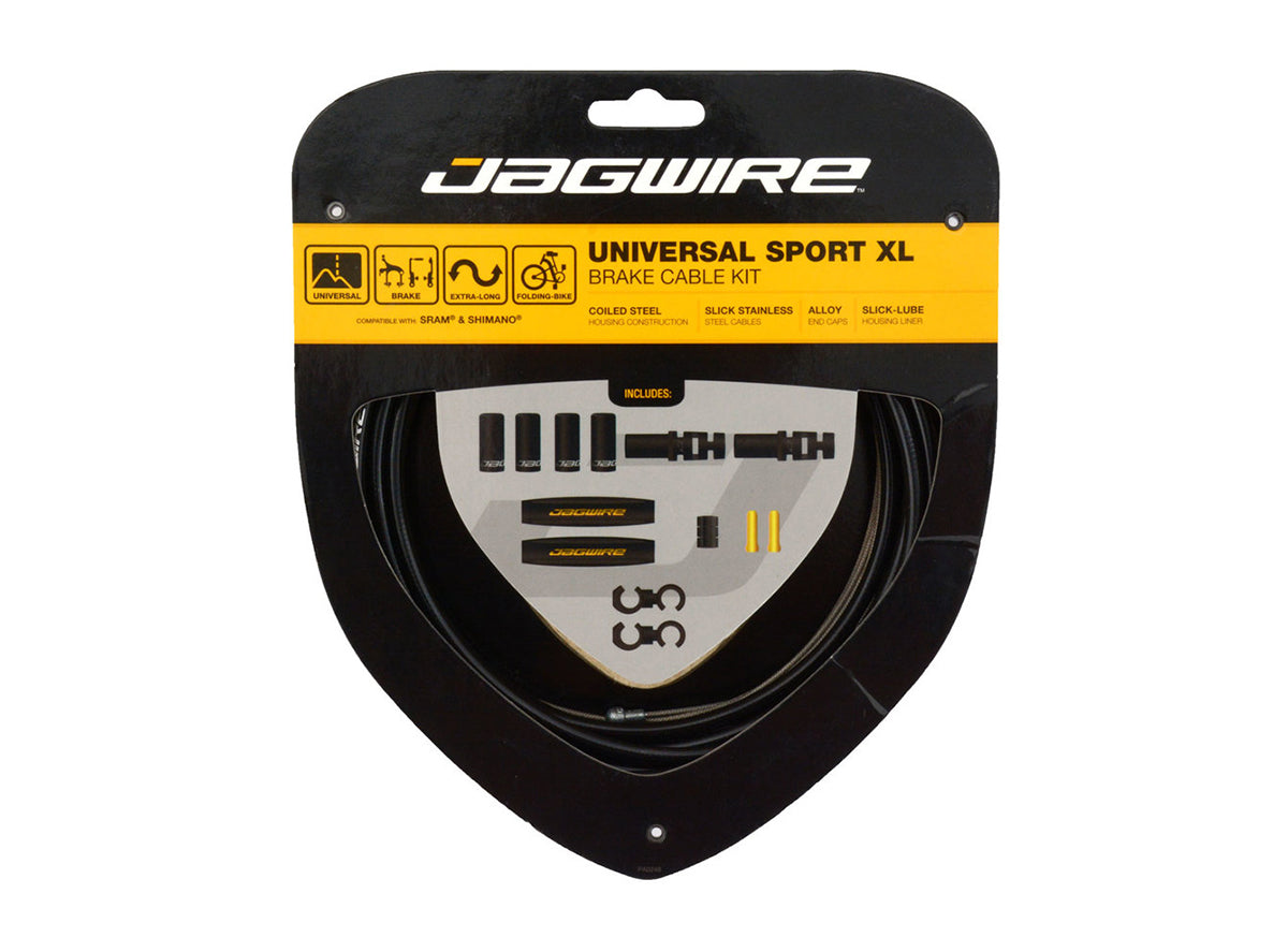 Jagwire Universal Sport XL Brake Cable Kit Black