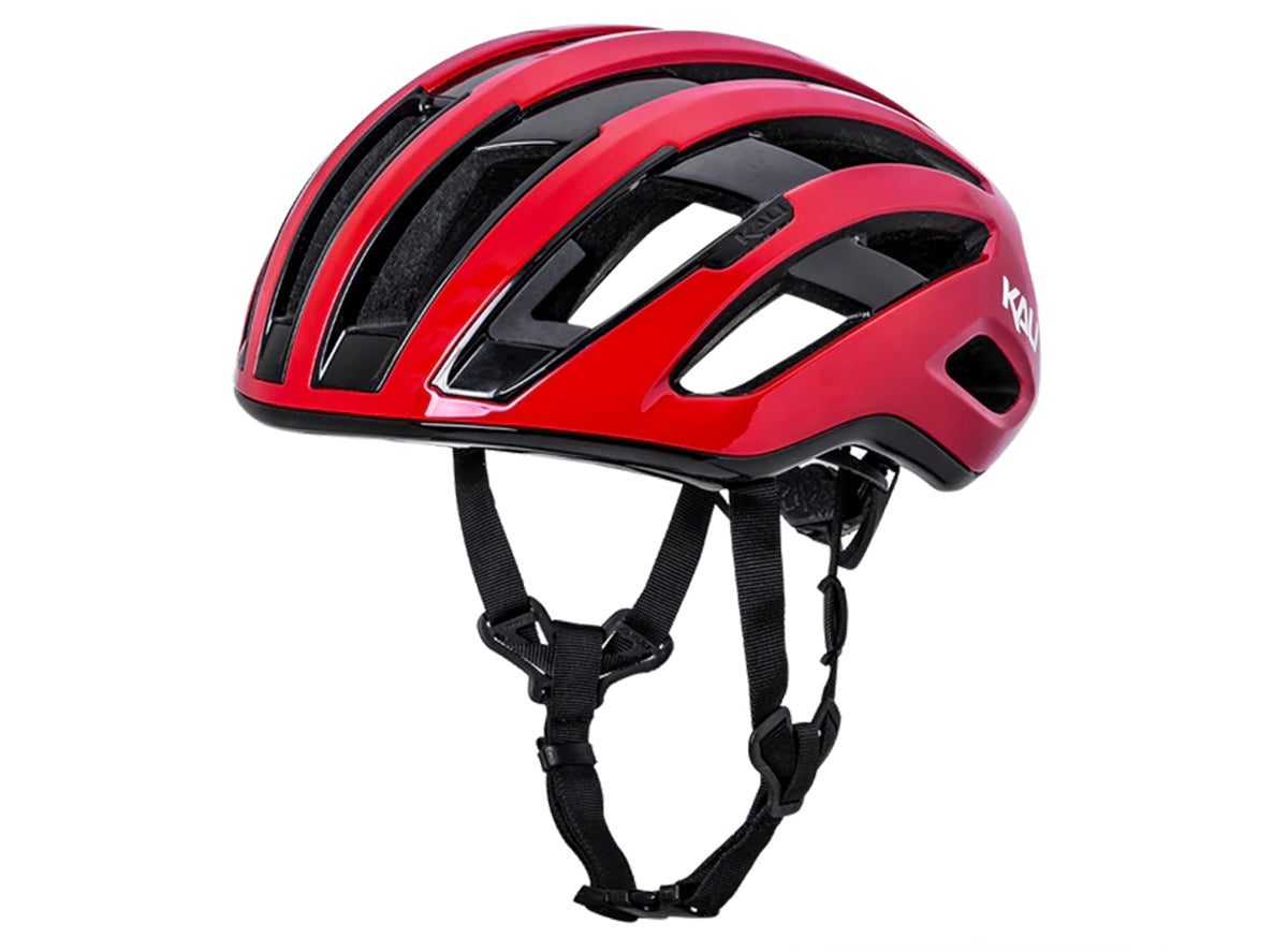 Kali Grit Road Helmet - Solid Gloss Red Gloss Red Small/Medium