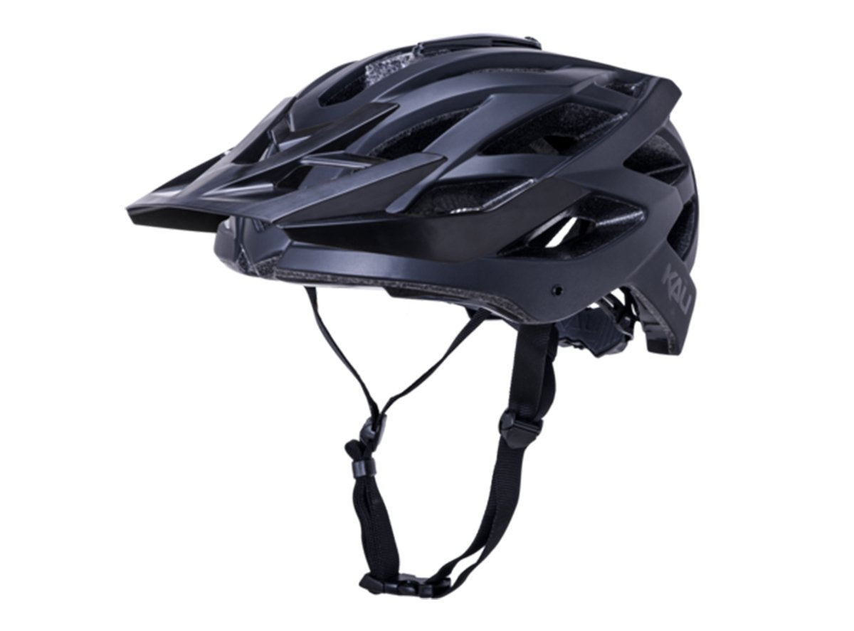 Kali Lunati Matt MTB Helmet - Black-Black Black - Black Small/Medium