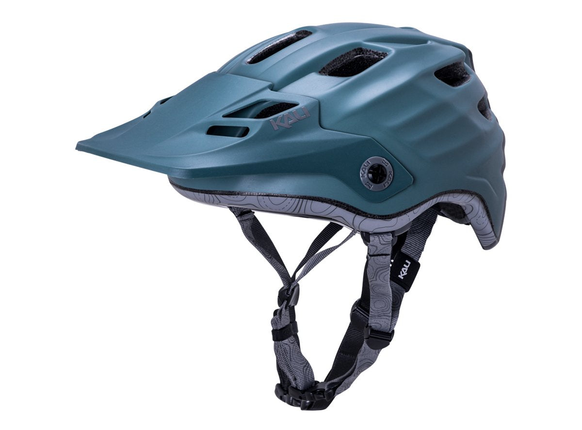 Kali Maya 3.0 MTB Helmet - Solid Matte Moss-Silver Solid Matte Moss - Silver Large/X-Large